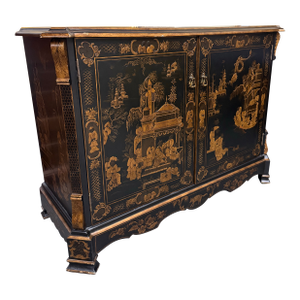 Late 20th Century Chelsea House Chinoiserie Two Door Cabinet