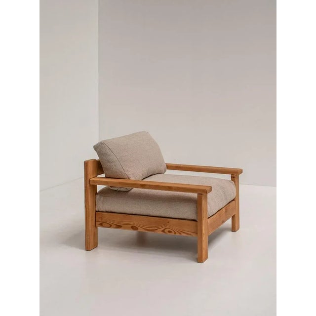 Set of Mid-Century Modern Minimalistic Armchairs in Natural Wood, Italy, 1970s For Sale - Image 11 of 12