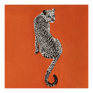 Leopard Embellished Throw