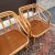 1970s Ficks Reed Mid Century Modern Bamboo / Rattan Swivel Dinette Chairs - A Pair For Sale - Image 11 of 18