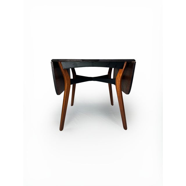 Mid-Century Modern Tola and Black Dining Table with Butterfly Chairs, 1960s, Set of 5 For Sale - Image 6 of 11