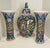 1900s Boch Delft Pair of Vases and a Ginger Jar - 3 Piece Set For Sale - Image 13 of 13