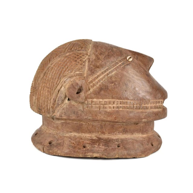 Early 20th Century Early 20th Century Tabwa Helmet Mask For Sale - Image 5 of 6