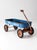 1970s Vintage 1970s Radio Flyer Model 100 Blue Metal Wagon For Sale - Image 5 of 16