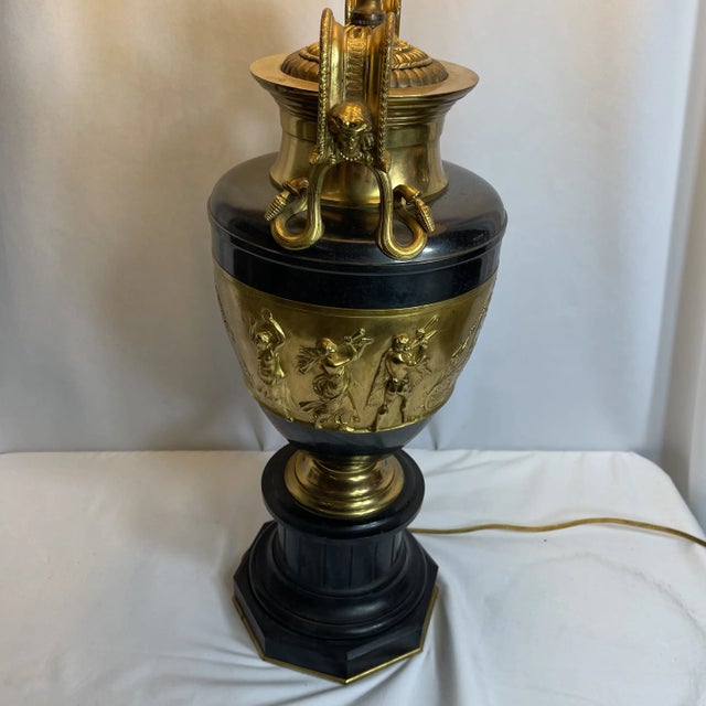 Late 19th Century Napoleon III Style Neoclassical Urn Lamp For Sale - Image 4 of 10