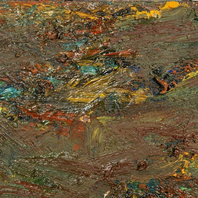 Contemporary Andy Miller Abstract Composition Oil on Canvas For Sale - Image 3 of 7