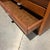 For your consideration, is a vintage c. 1950 wooden dental crown/prosthetic cabinet by Unitek, featuring a rich wood grain...