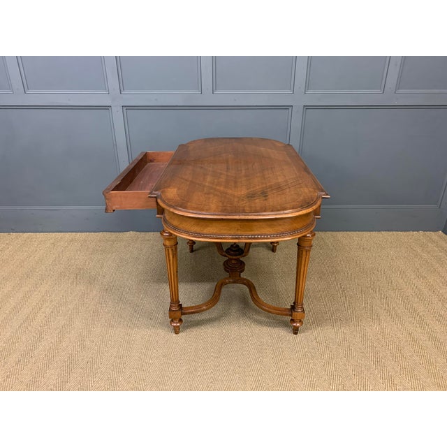 Antique French Walnut Centre Table, 1890 For Sale - Image 9 of 14
