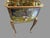 Black Hollywood Regency Mid Century Chinoiserie Mirrored Side Table Stand For Sale - Image 8 of 9