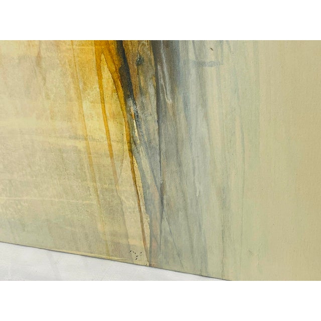 Large Abstract Landscape Oil Painting “Moon Light” by E. Remender For Sale - Image 14 of 15