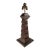 Early 20th Century American Folk Art Tramp Art Polychrome Table Lamp For Sale
