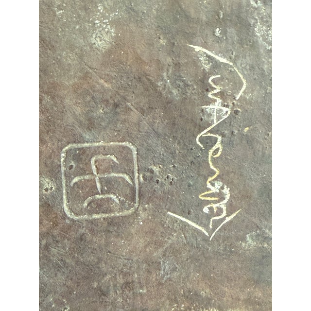 Oaxaca Ceramic Urn Vase, Signed For Sale - Image 12 of 12