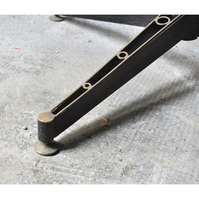 Mid-Century Red Table For Sale - Image 6 of 7