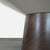 Modern West Elm Glass Top Wood Pedestal End Table For Sale - Image 3 of 7