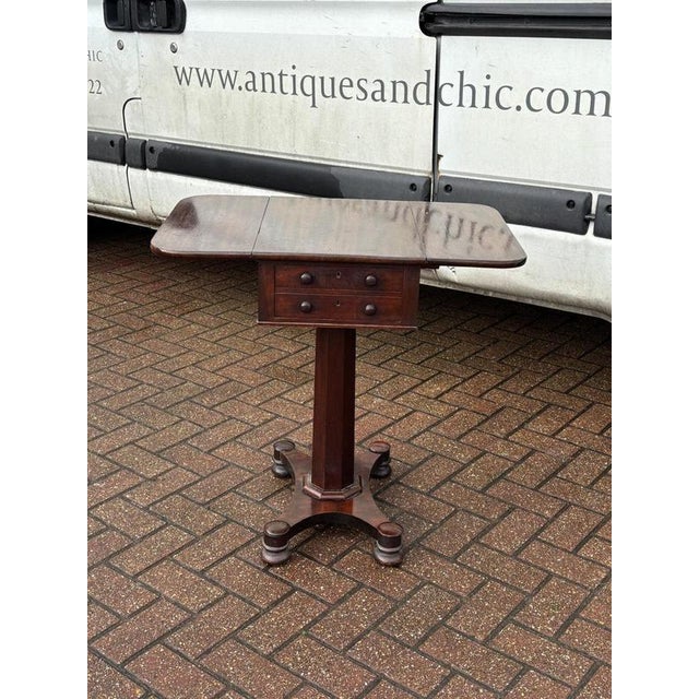 William IV Side Table in Mahogany For Sale - Image 6 of 14