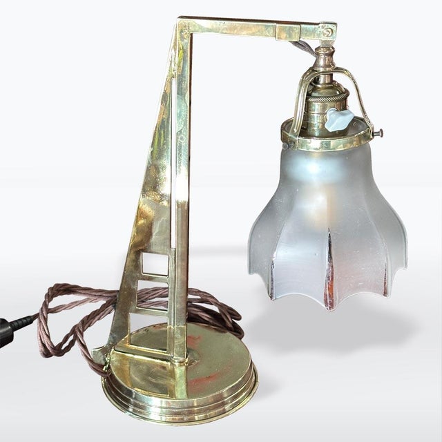 This table is professionally cleaned and the lamp has new wiring. European Plug (up to 250V).The wiring of this item may...