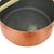Metal Polished Copper Pots and Pan with Brass Handles from Tagus, Portugal, Set of 4 For Sale - Image 7 of 10