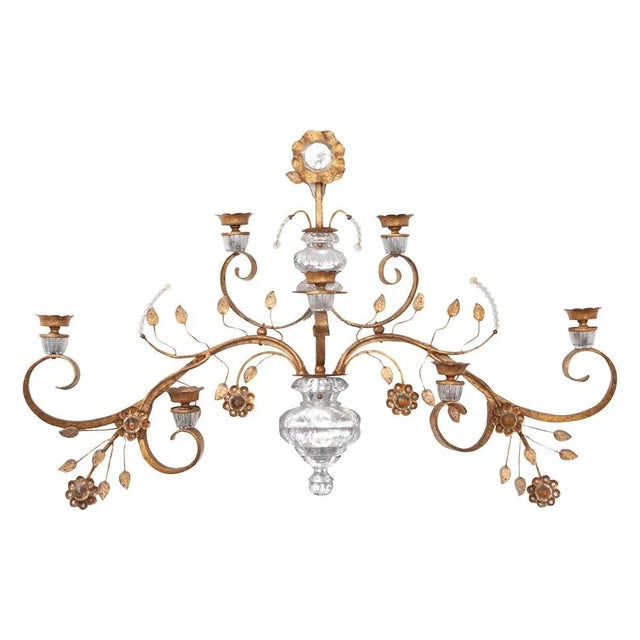 French Vintage Bagues Style Sconce For Sale - Image 13 of 13