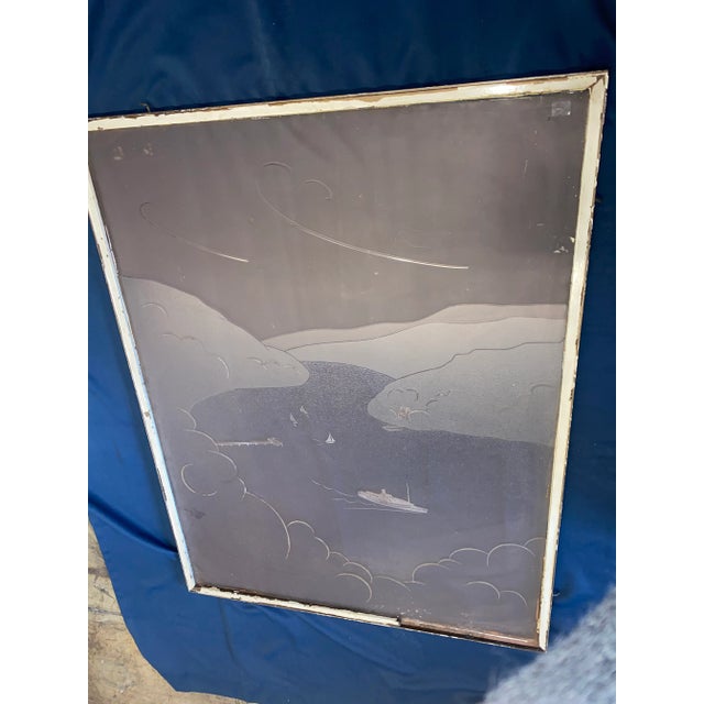 This is an absolutely breathtaking glass panel made in the 1920s and it features some of the most beautiful details with...