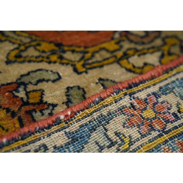 Antique Persian Tehran Rug 4'5'' X 6'10'' For Sale In New York - Image 6 of 8