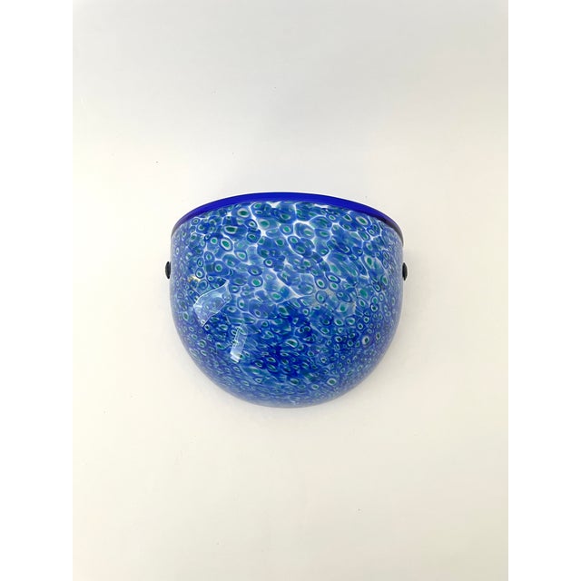 Vintage Murano Glass Neverrino Wall Lamp by Gae Aulenti for Vistosi, 1970s For Sale - Image 9 of 16