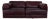 Leather Two-Seater Red Bordeaux Manual Function DS-76 Sofa from de Sede For Sale