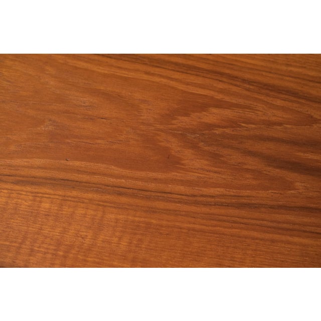 Vintage Scandinavian Low Teak Bruksbo Krobo Bench by Torbjørn Afdal for Bruksbo For Sale - Image 11 of 13