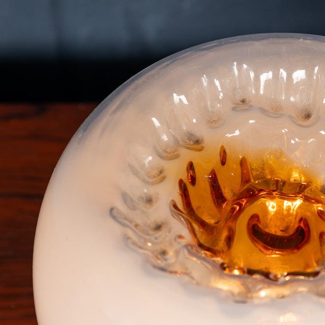 Vintage Murano Glass Table Lamps by Gaetano Sciolari for Mazzega, 1970, Set of 2 For Sale - Image 11 of 18