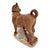 Victorian Rare 19th Century, English, Large Staffordshire Ceramic Pug Dog Figurine For Sale - Image 3 of 9