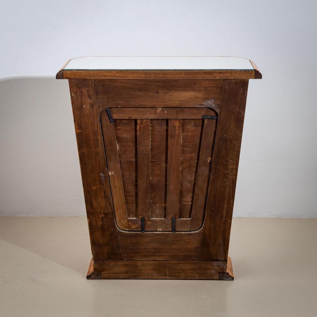 Brown Mid-20th Century Wall Console, Italy For Sale - Image 8 of 12