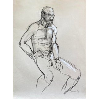 Original Life Drawing, "Specs" For Sale
