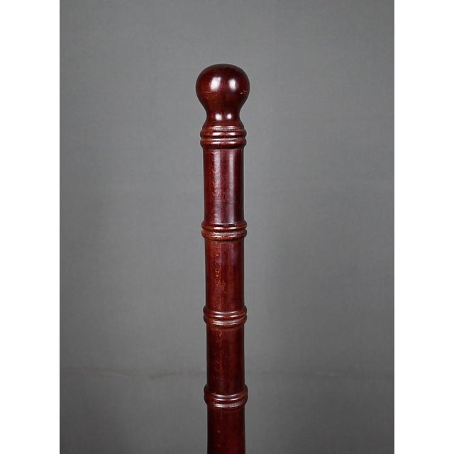 Library Staircase in Stained Beech, 1900s For Sale - Image 11 of 15