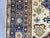 Ivory and Blue Kazak Wool Area Rug With Tribal Medallions, 4'10" X 6'7" For Sale - Image 12 of 15