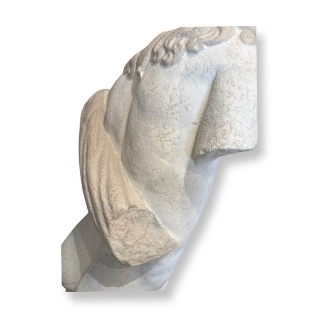 Sculpture Materials Vintage Italian Sculpture Fiber Glass Torso For Sale - Image 7 of 7
