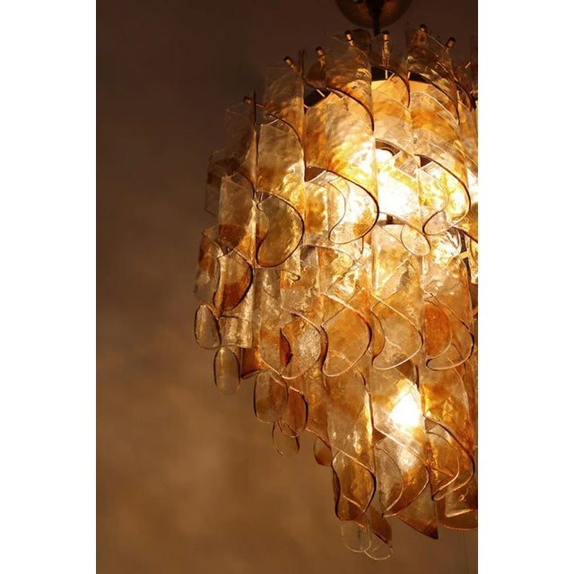 Vintage Suspension Chandelier, 1970 For Sale - Image 3 of 8