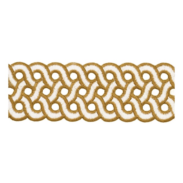 SAMPLE - Schumacher Mandeville Tape In Goldenrod For Sale