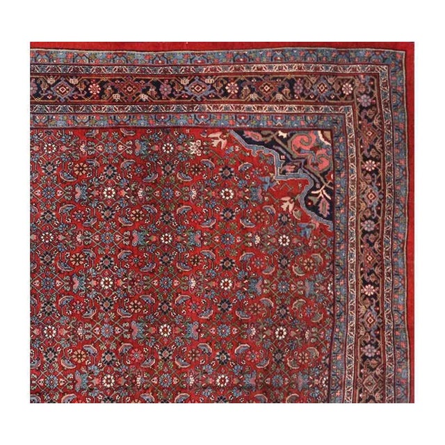 1930s 1930s Persian Bijar Area Rug 8’10” X 12’2″ For Sale - Image 5 of 7
