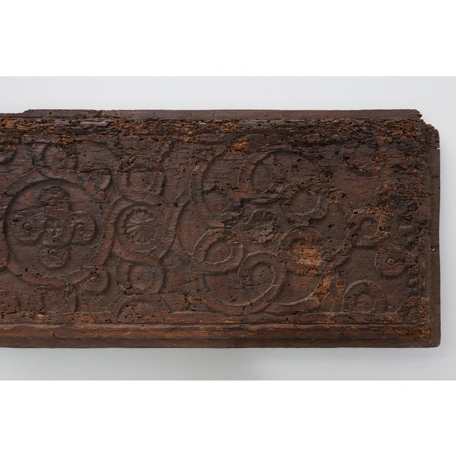 16th Century Gothic Wood Panel with Geometric Ornament, France For Sale - Image 11 of 13