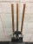 Vintage Wood and Brass Fire Poker Set - 4 Pieces For Sale - Image 6 of 6