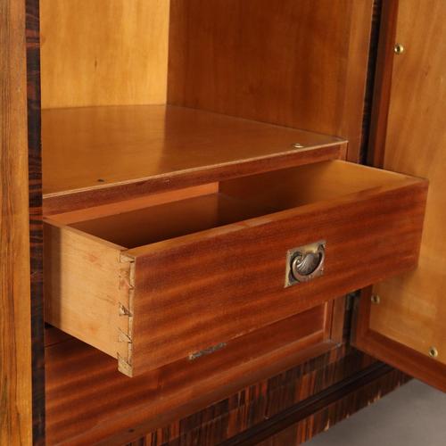 Art Deco Wardrobe in Walnut For Sale - Image 10 of 14