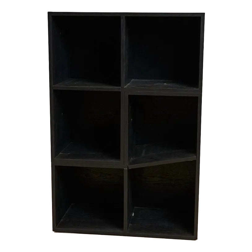 Honeycomb Container Mobile Bookcase | Chairish