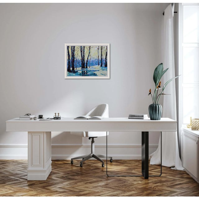 Winterscapes Contemporary Impressionist Landscape Oil For Sale In Reno/Lake Tahoe - Image 6 of 9