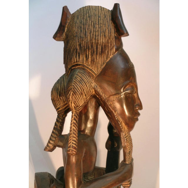 Baule Africain Wood Male Figure For Sale - Image 12 of 13