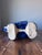 Vintage Elephant Indoor/Outdoor Cobalt Blue Planter 10” Tall For Sale - Image 9 of 9