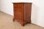 English Stickley Georgian Solid Cherry Wood Nightstand or Bachelor Chest For Sale - Image 3 of 17