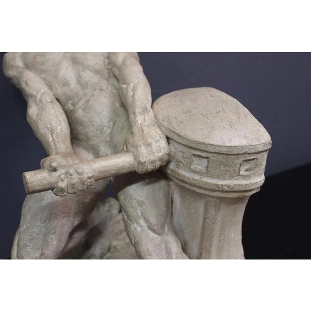 Henri Bargas, La Force, 1930, Terracotta For Sale - Image 3 of 13