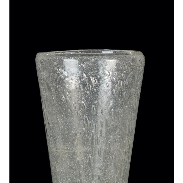 Vintage Hand-Crafted Murano Glass Vase, Italy, 1970s For Sale - Image 3 of 5