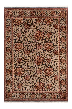 1990s 1990s Art Nouveau William Morris Wool Area Rug - 6'2" X 9'1"