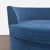 Modern Blue Velvet Round Lounge Chair For Sale - Image 4 of 6