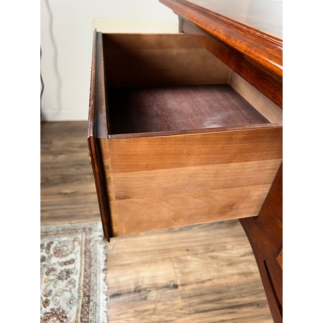 Vintage Solid Cherry Queen Anne Style Sideboard by Henredon For Sale - Image 10 of 11
